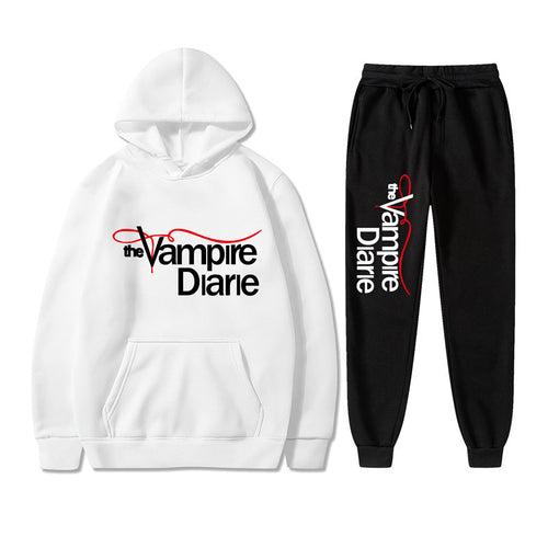 Hooded men's hoodie set for men