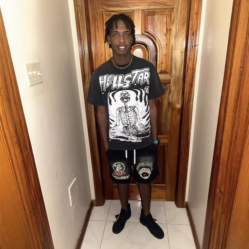 Men's and women's loose shorts summer