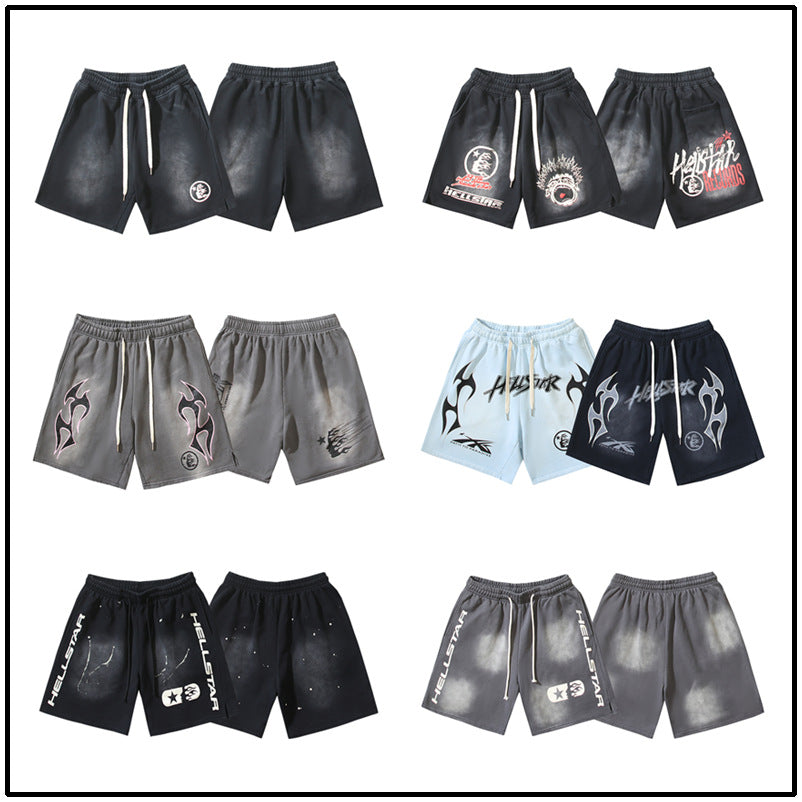 Men's and women's loose shorts summer