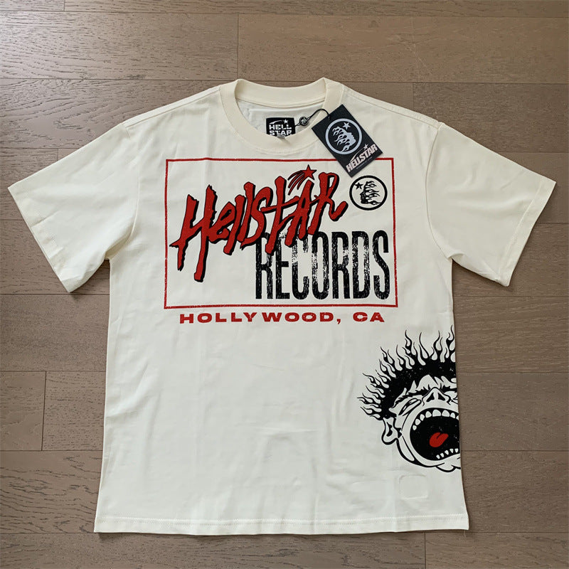 Printed short sleeved T-shirt